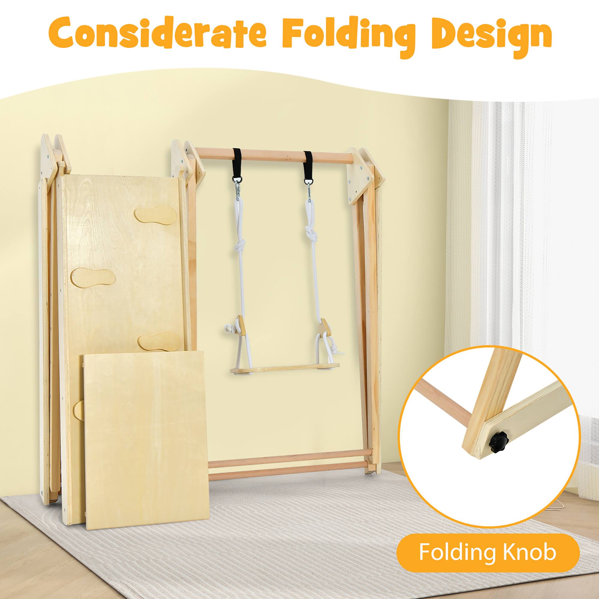 Considerate Folding Design  
Folding Knob