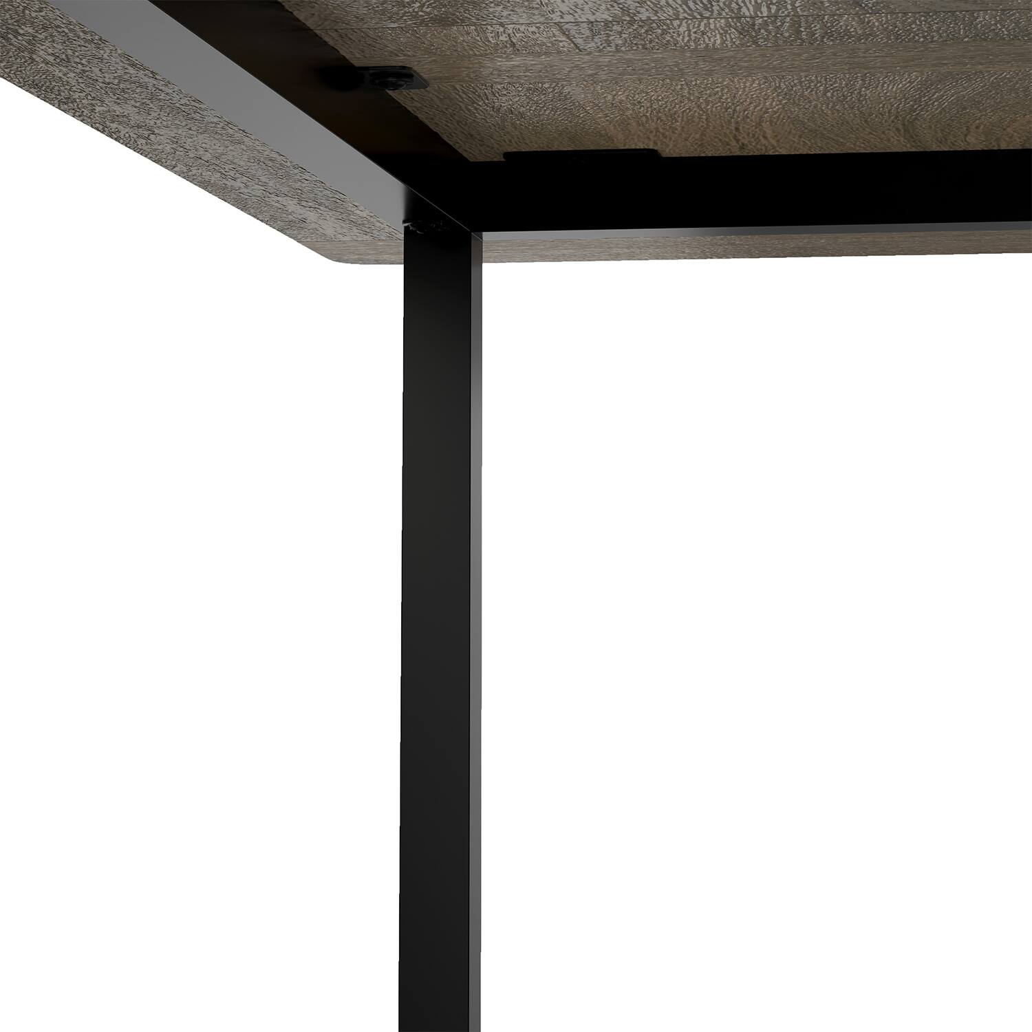 Alt View 7. Simpli Home - Campbell 72 inch x 36 inch Rectangle Modern Industrial Dining Table in Grey Wash - Grey Wash.