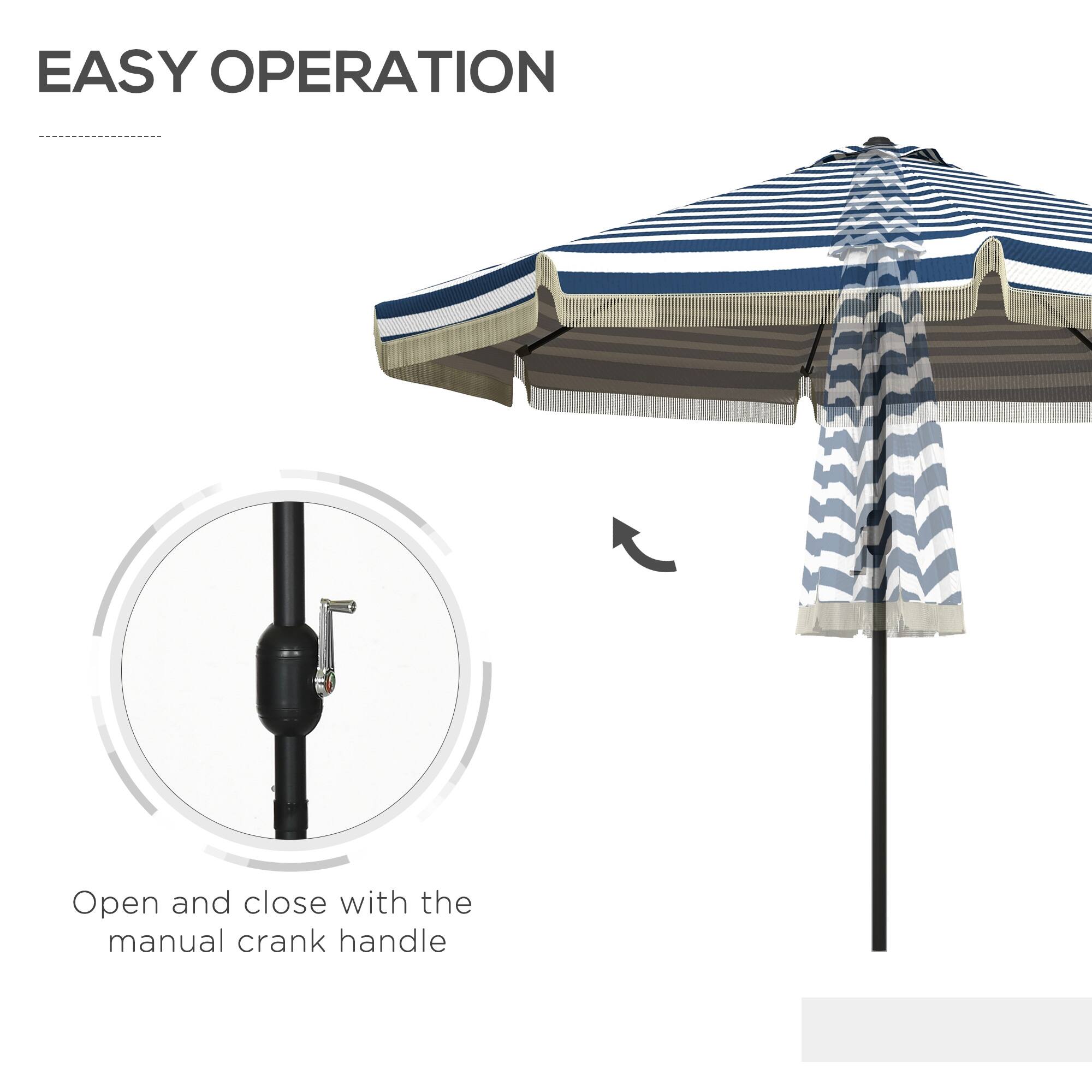 EASY OPERATION

Open and close with the manual crank handle