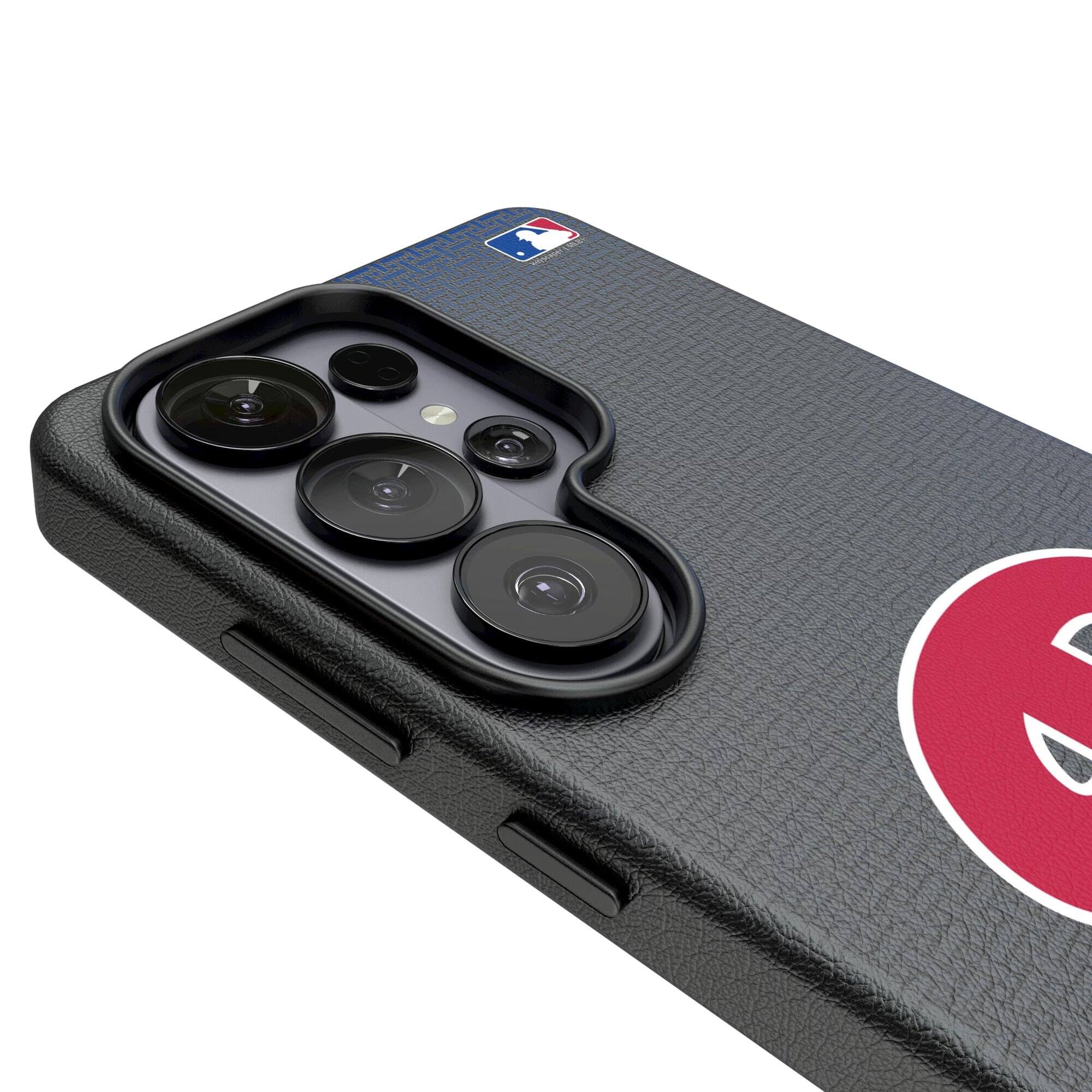 Alt View 2. Keyscaper - Linen Galaxy Magnetic Bump Case - S25 Ultra - Black.