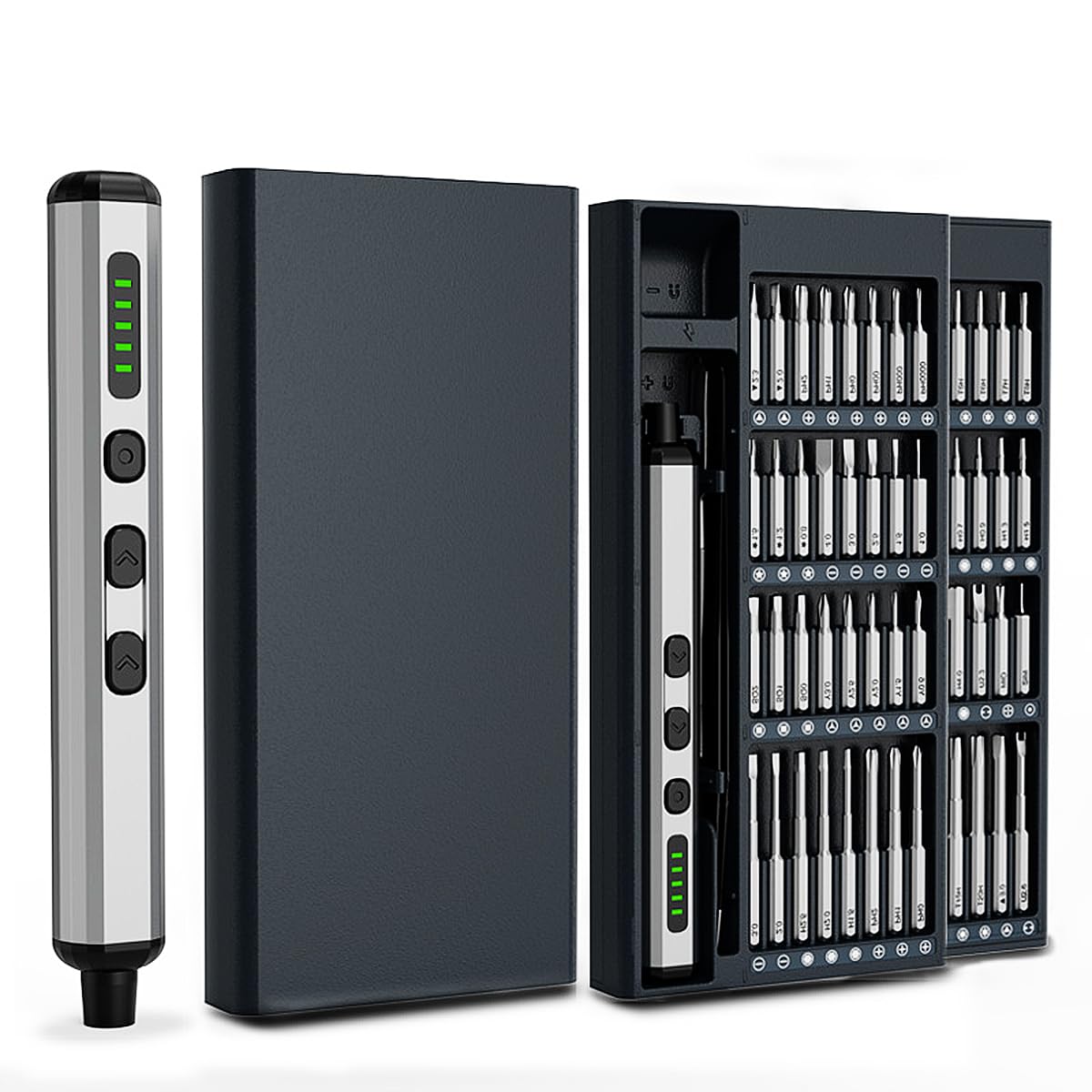 JETRANSPORT - Mini Electric 3.7v Precision Set Cordless Rechargeable Magnetic Drill Tool Kit For Electronics Computer - Default