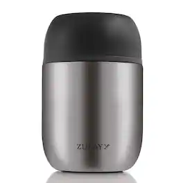 Zulay Kitchen - 16oz Stainless Steel Vacuum Insulated Food Jar for Hot Foods and Soups - Dark Gray