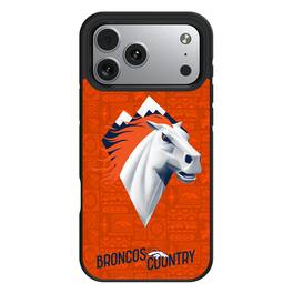 Keyscaper - NFL - Denver Broncos - Bump Case with 8.2ft Drop Protection - 15 - Black