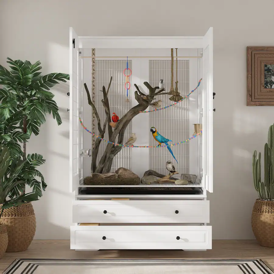 Beautiful view of Bird Cage Storage And Shelving