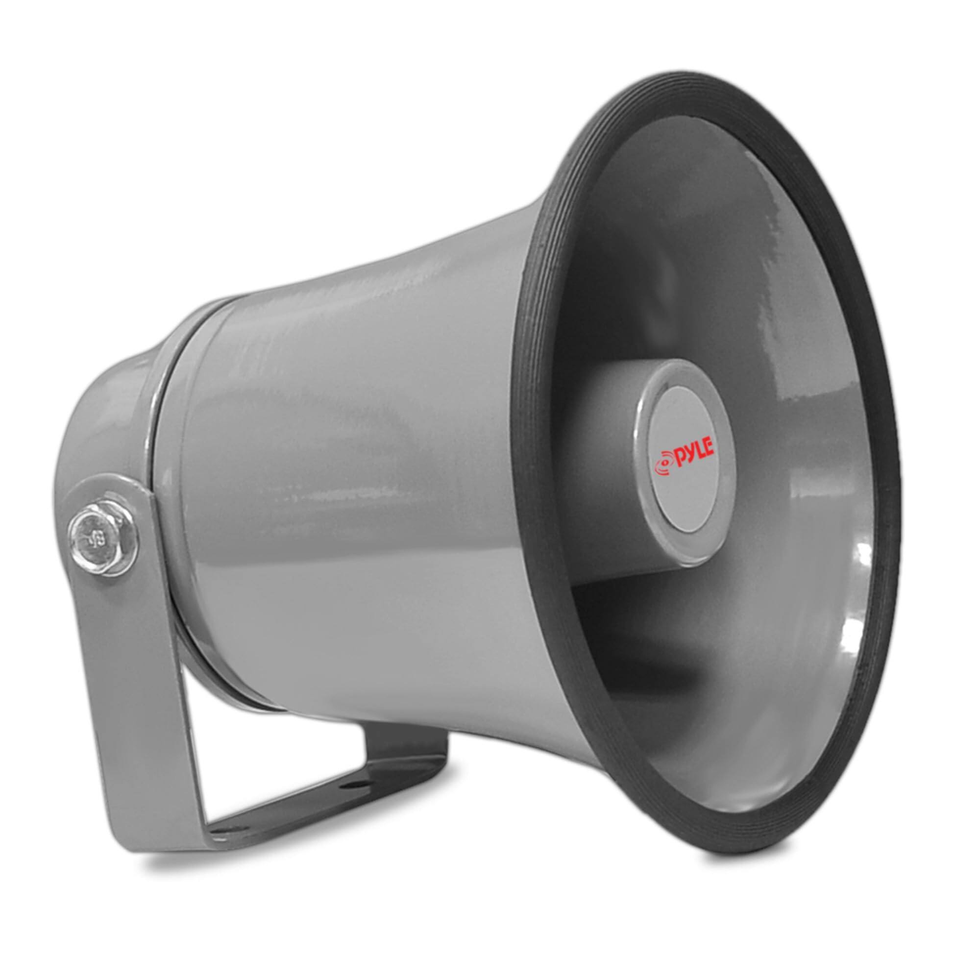 Angle. Pyle - Pyle PHSP8K 8.1'' Indoor / Outdoor 50 Watt PA Horn Speaker (Grey, Single) - Gray.