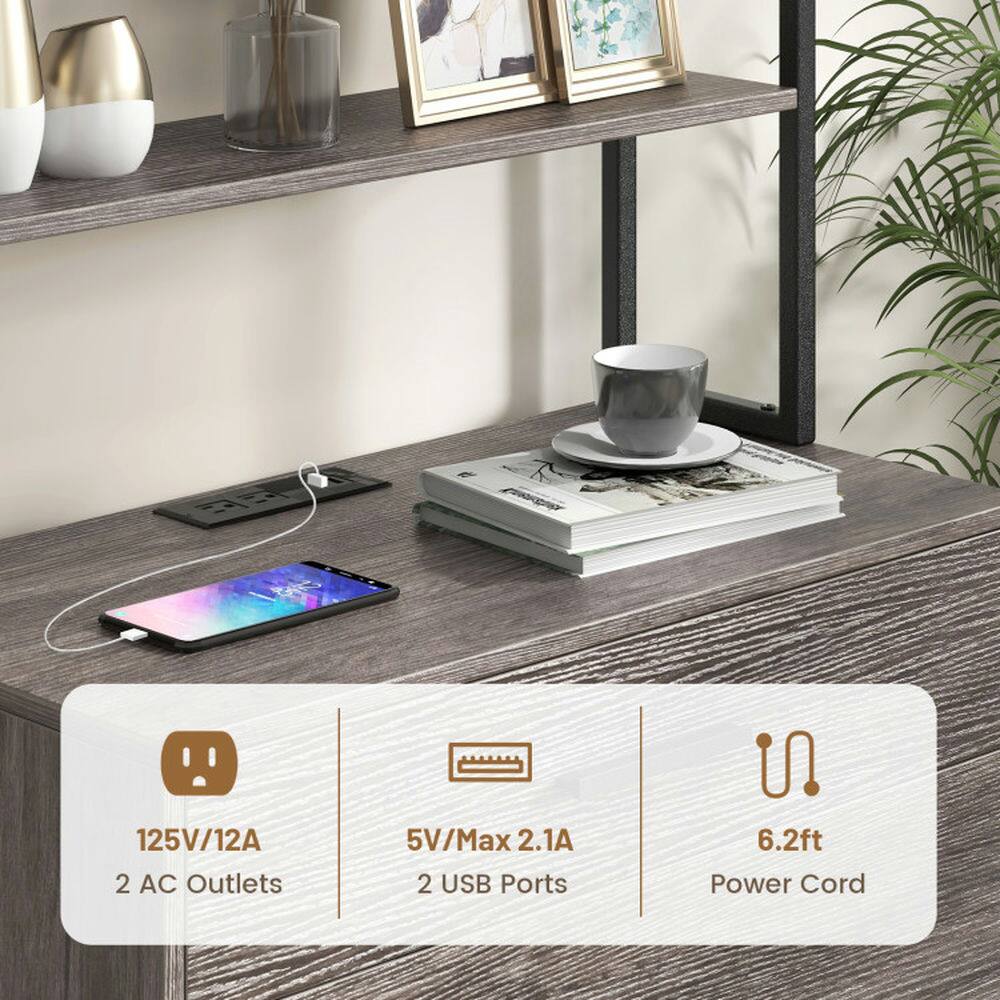 125V/12A 2 AC Outlets  
5V/Max 2.1A 2 USB Ports  
6.2ft Power Cord