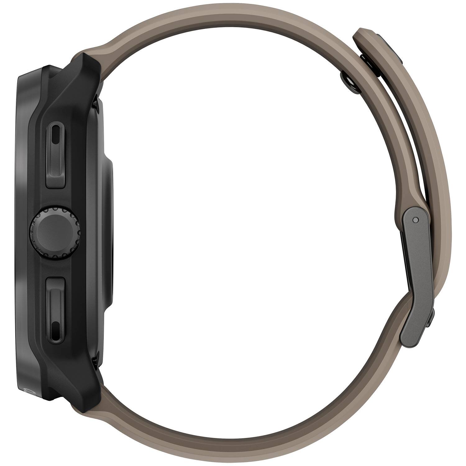 Left. SUUNTO - Suunto Race 2 Titanium GPS Sports Watch with AMOLED Touchscreen, Heart Rate and Fitness Tracker - Trail - Titanium Trail.