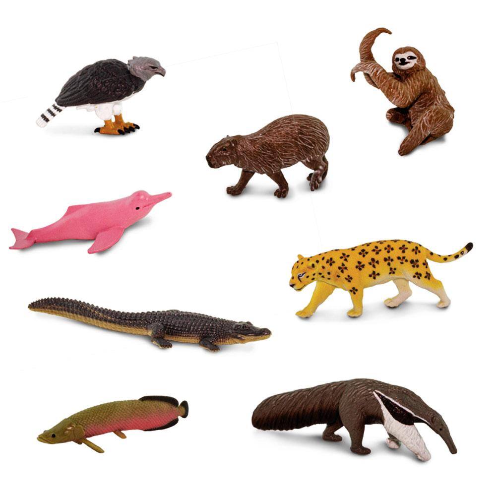 Back. Safari Ltd. - South American Animals Toob Toy.