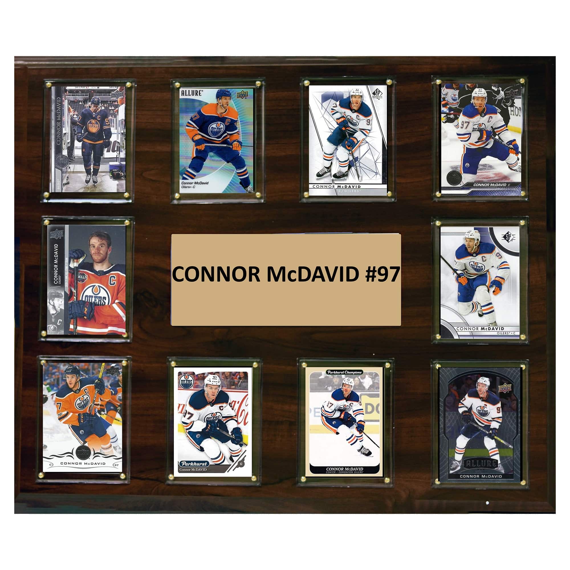 "C&I Collectibles - Connor McDavid Edmonton Oilers 15"" x 18"" Trading Card Plaque - Multicolor" price history on PriceWatchPro