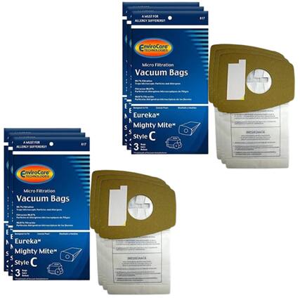 A MUST FOR ALLERGY SUFFERERS!
817 EnviroCore TECHNOLOGIES Micro Filtration Vacuum Bags
- Filtration frape M Farticles
- Altergem Filtracion n1S Partictes
- Attenghnes Micrescepngues de Purges
- A MUST FOR ALLERGY SUFFERERS
- 817 nRS nra Pertrutas Antrgentcon croecpicm de
- Denvies E Benigeed F.
- Eureka*
- A S Mighty Mite*
- S Style C Begs
- 3 Sacs Bohas
IMPORTANT
EnviroCore TECHNOLOGIES Micro Filtration Vacuum Bags
- F frags Mcroeopl Farticies
- Allergens Filtracion 987S Partcies a
- Alergmen
- Pabpen a% Fracion Partrulas
- Alergenicon Mtcrosclipticns
- Denvies E Besigned
- Md E
- ENS
- Eureka*
- A S Mighty Mite*
- S Style
- Bugs
- 3 Sace Boas
IMPORTANT