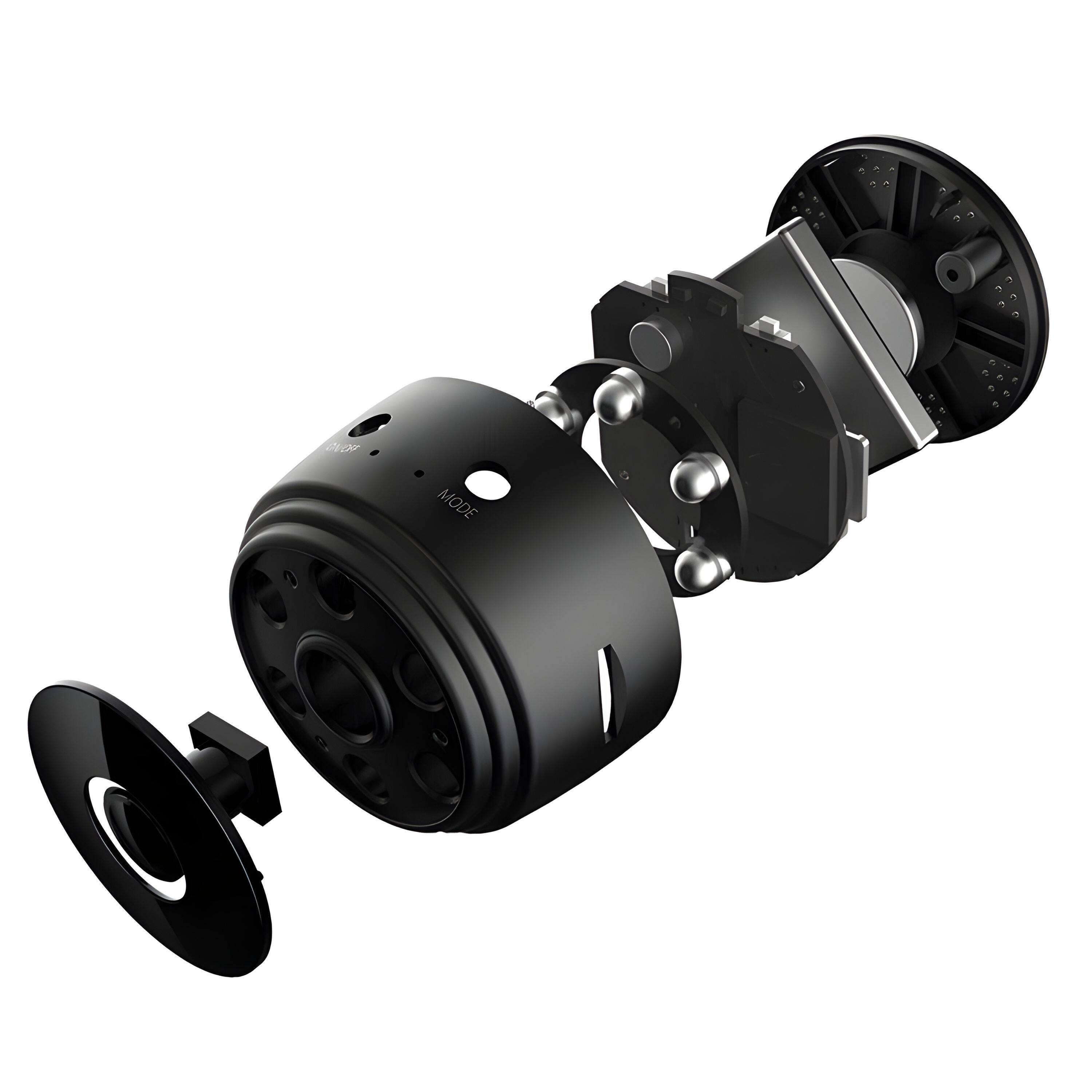 Back. Kitcheniva - WiFi Mini Wireless Record Camera Home Security HD USB 1080P - Black.