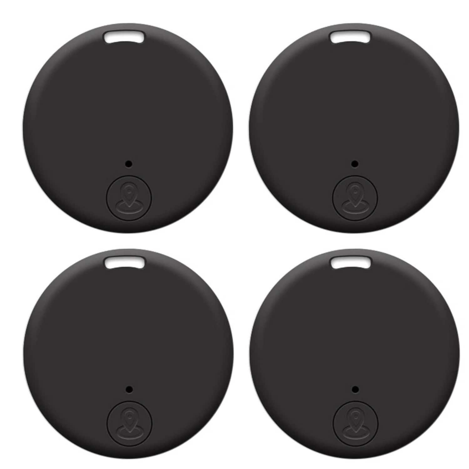 Stock Preferred - 4Pcs Bluetooth Mini GPS Location Tracker - Black