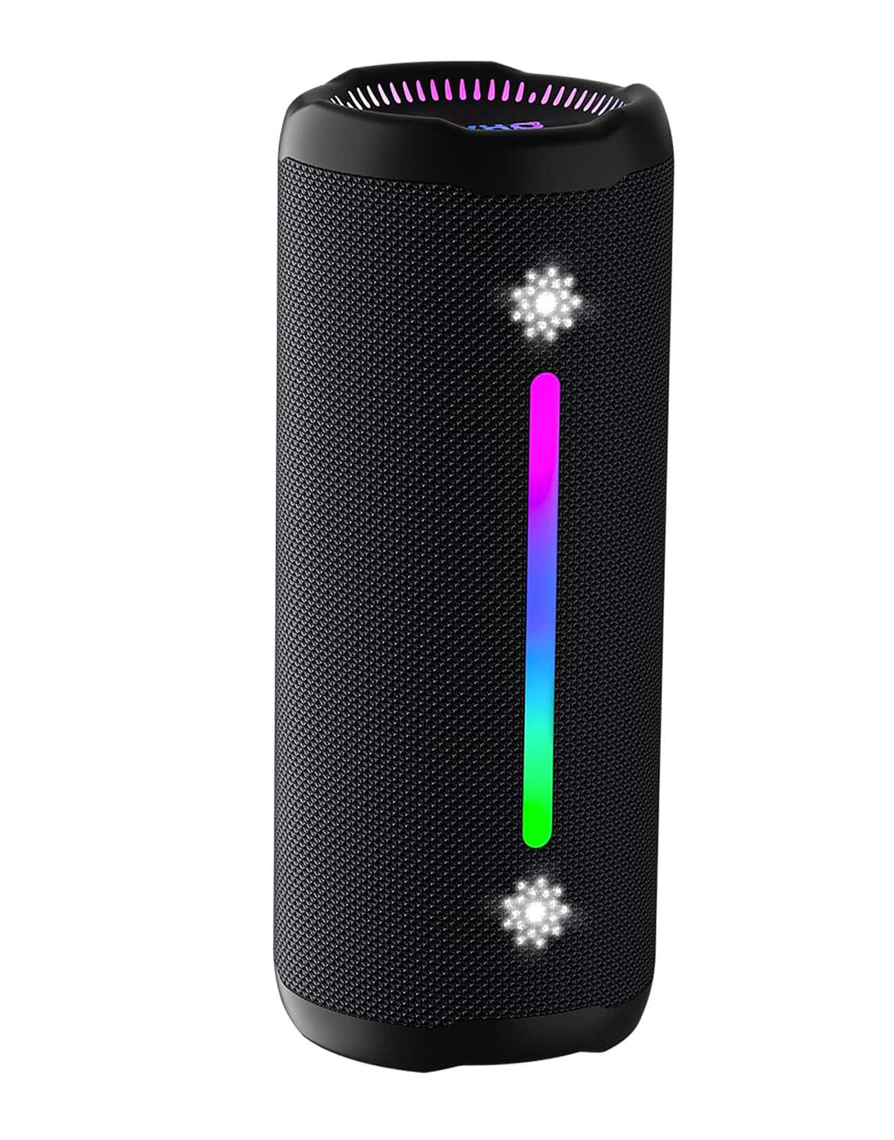 FINEAK - Bluetooth Speakers Wireless Loud Stereo Sound IPX7 Waterproof Outdoor Portable Speaker - Black