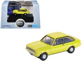 Ford Escort Mk2 RHD (Right Hand Drive) Signal 1/148 (N) Scale Diecast Model Car by Oxford Diecast - Yellow