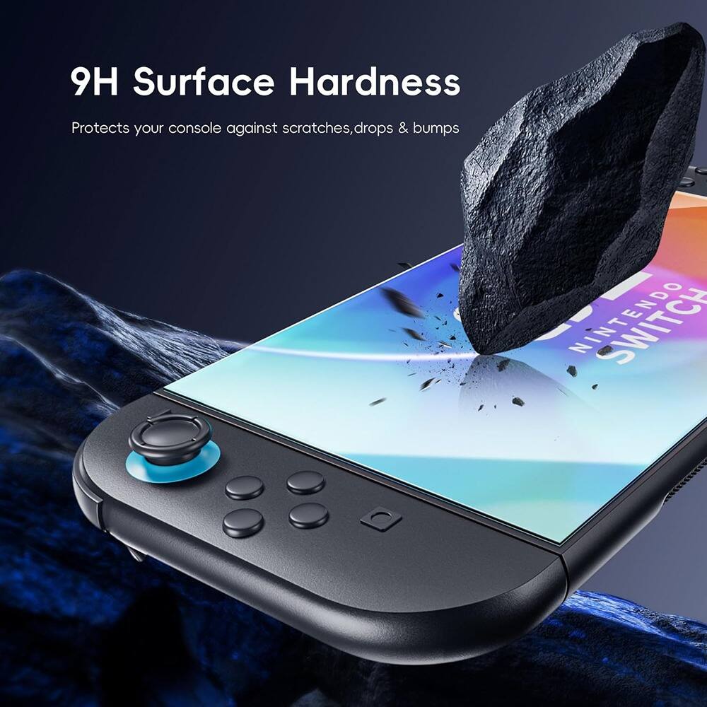 9H Surface Hardness  
Protects your console against scratches, drops & bumps