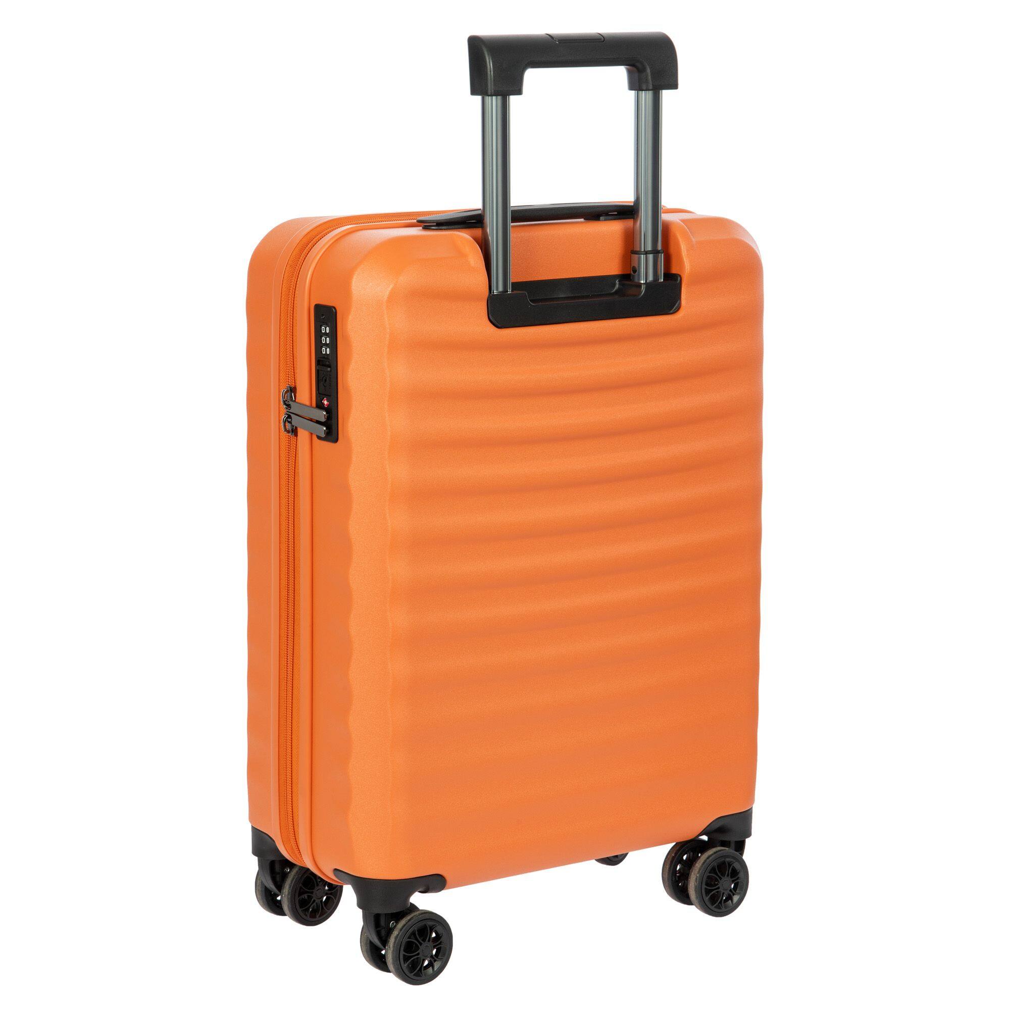 Left. Bric's - Nausicaa Hardside Expandable 21" Carry On Spinner Luggage - Orange.