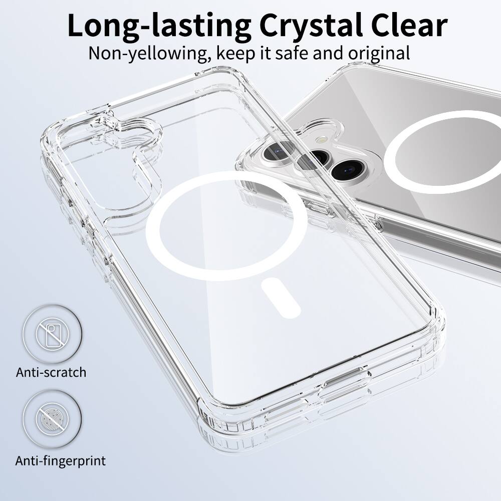 Long-lasting Crystal Clear  
Non-yellowing, keep it safe and original  

Anti-scratch  
Anti-fingerprint