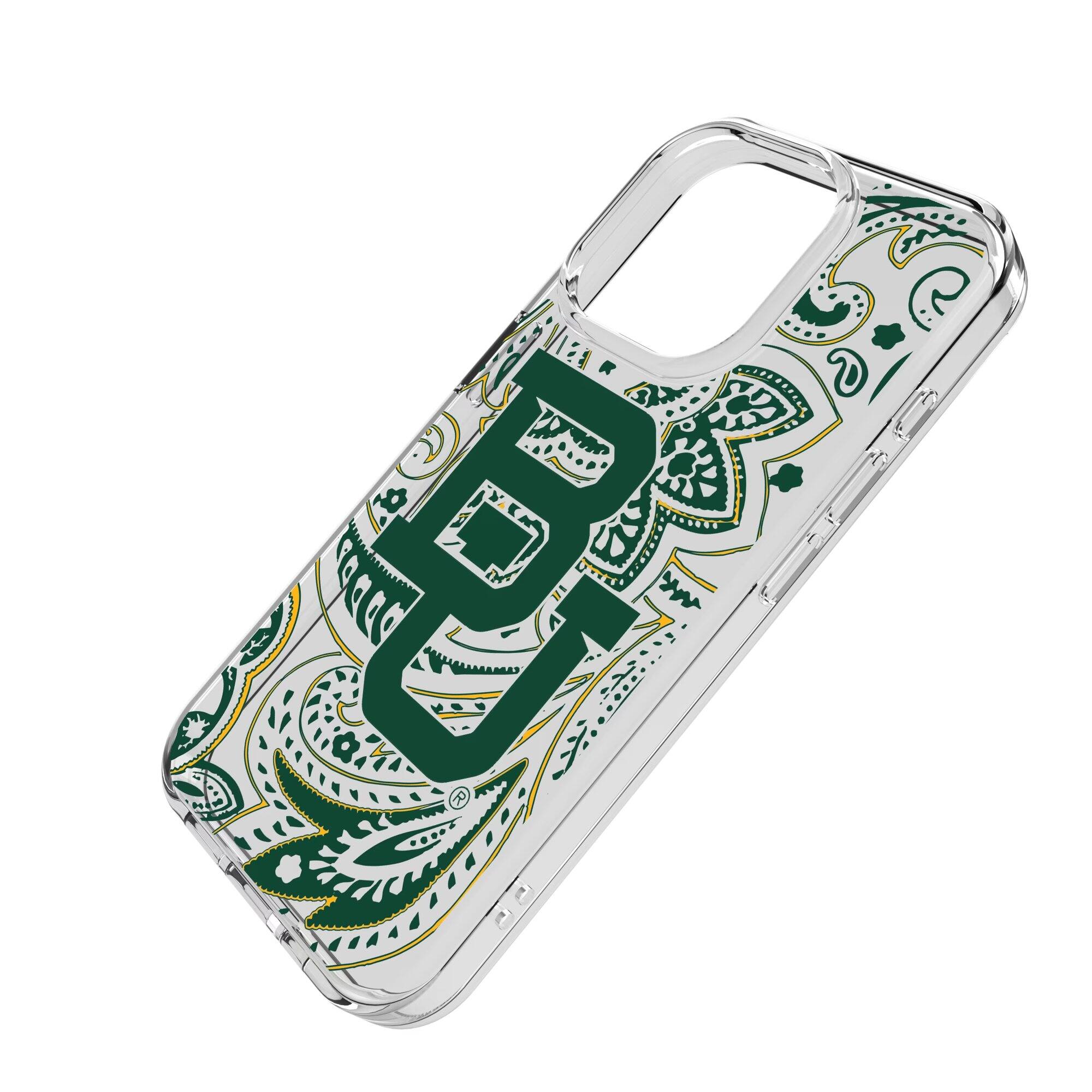 Alt View 1. Keyscaper - Baylor Bears iPhone Clear Case - 16 Plus - Multicolor.