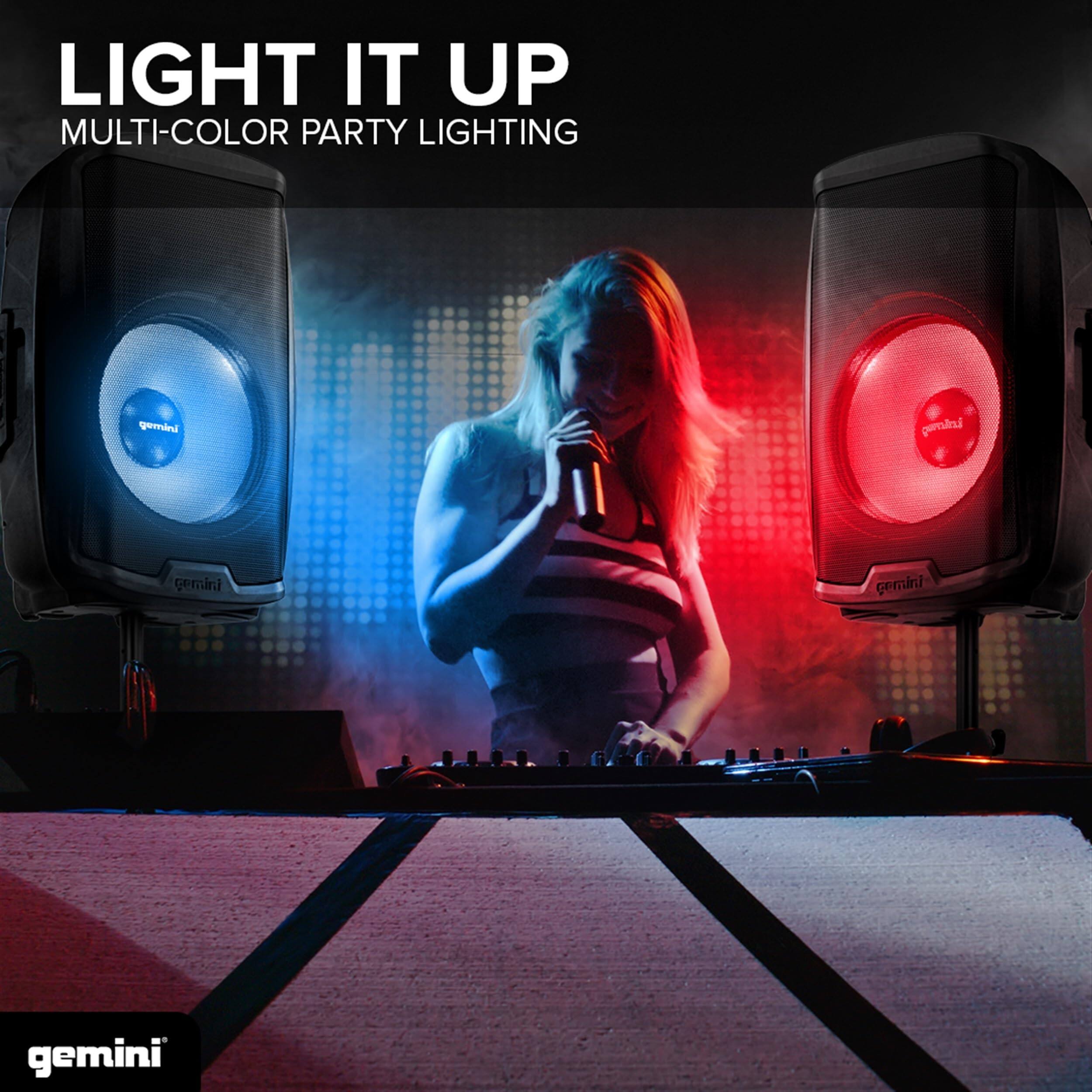 LIGHT IT UP  
MULTI-COLOR PARTY LIGHTING  

gemini