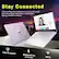 Stay Connected
Enjoy a stress-free session and let your ideas fly.
Lean on a stable connection, comfortable typing, intuitive controls.
- 720p HD camera
- Bluetooth 5.4 wireless card
- WiFi 6