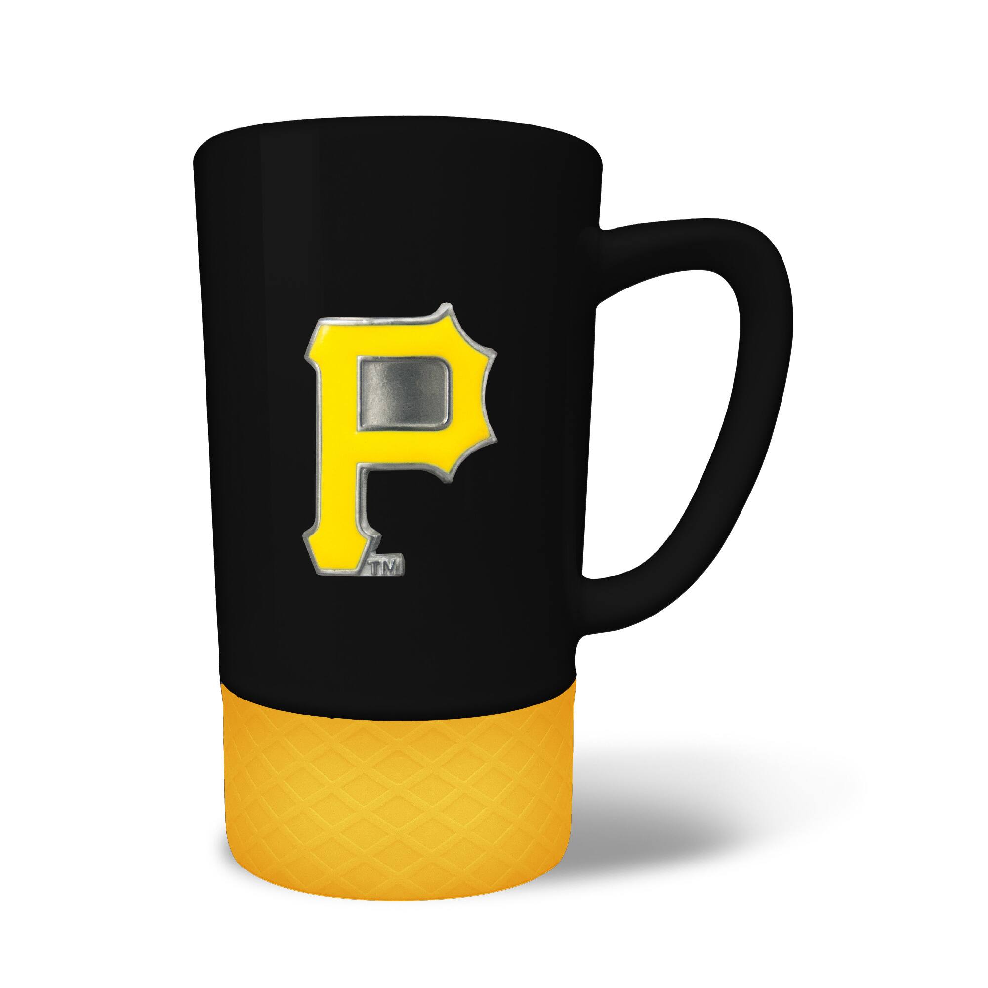 Front. Great American Products - Pittsburgh Pirates 15oz. Team Colored Jump Mug - Multicolor.