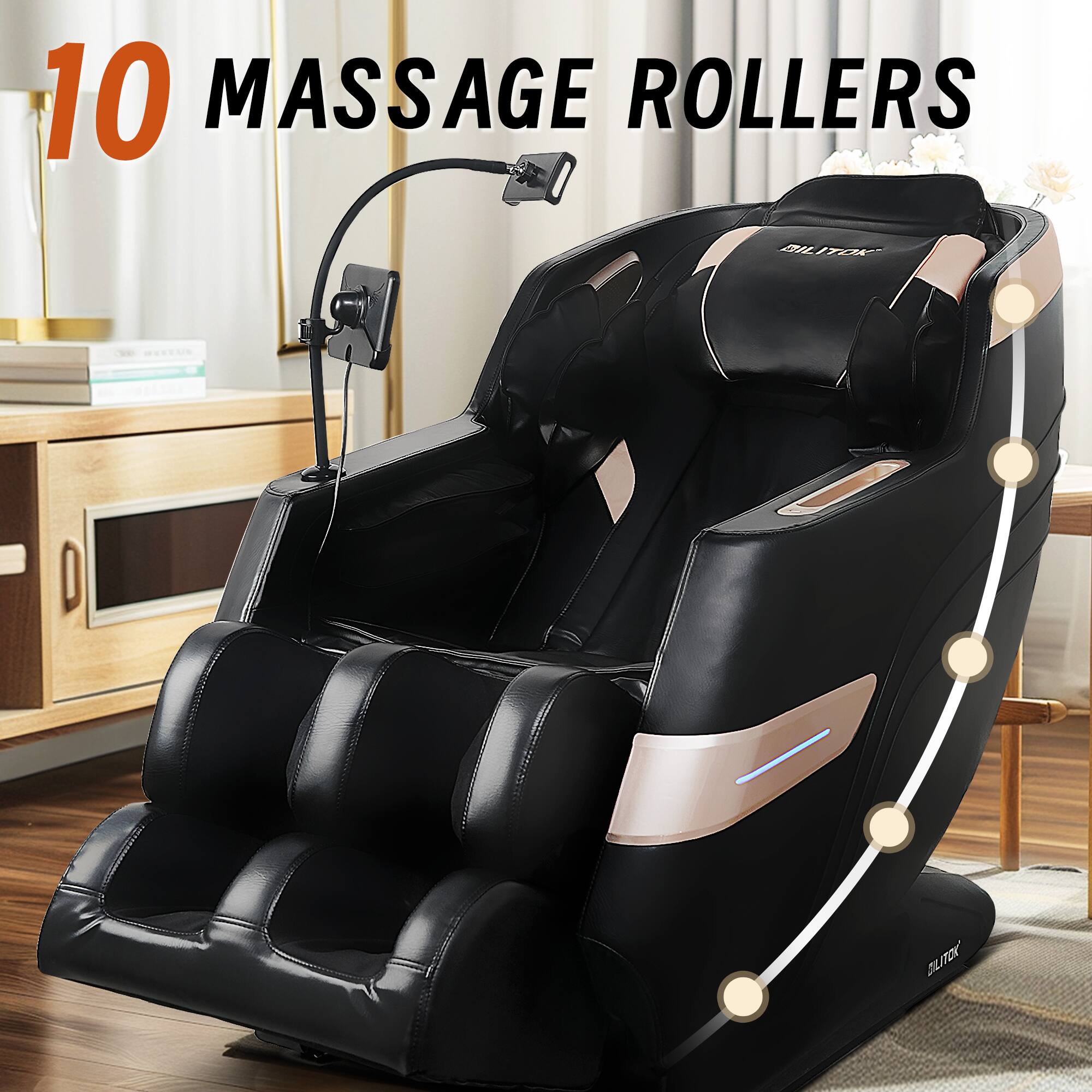 10 MASSAGE ROLLERS