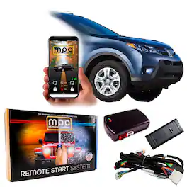 MPC - Plug-n-Play Remote Starter Kit For 2013-2018 Toyota RAV4 - Push-to-Start - Black
