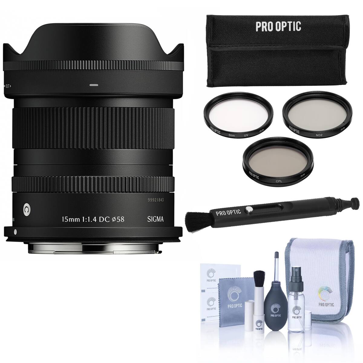 PRO OPTIC  
OUT  
Slim  
UV  
NO2  
CPL  
99921843  
15mm 1:1.4 DC $58  
SIGMA  
PRO OPTIC  
PRO OPTIC  
PRO OPTIC  
PRO OPTIC  
PRO PTIC  
PRO PTC  
adidas  
SIGN  
580