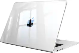 Fintie - Case for MacBook Air 15 Inch with M2/M3/M4/M5 Chip A3448 A3241 A3114 A2941 (2023-2026 Release) Snap-On Shell Cover - Crystal Clear