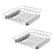 Alt View 16. TRINITY - PRO EcoStorage 16" Sliding Drawer 2-Pack Chrome - Chrome.