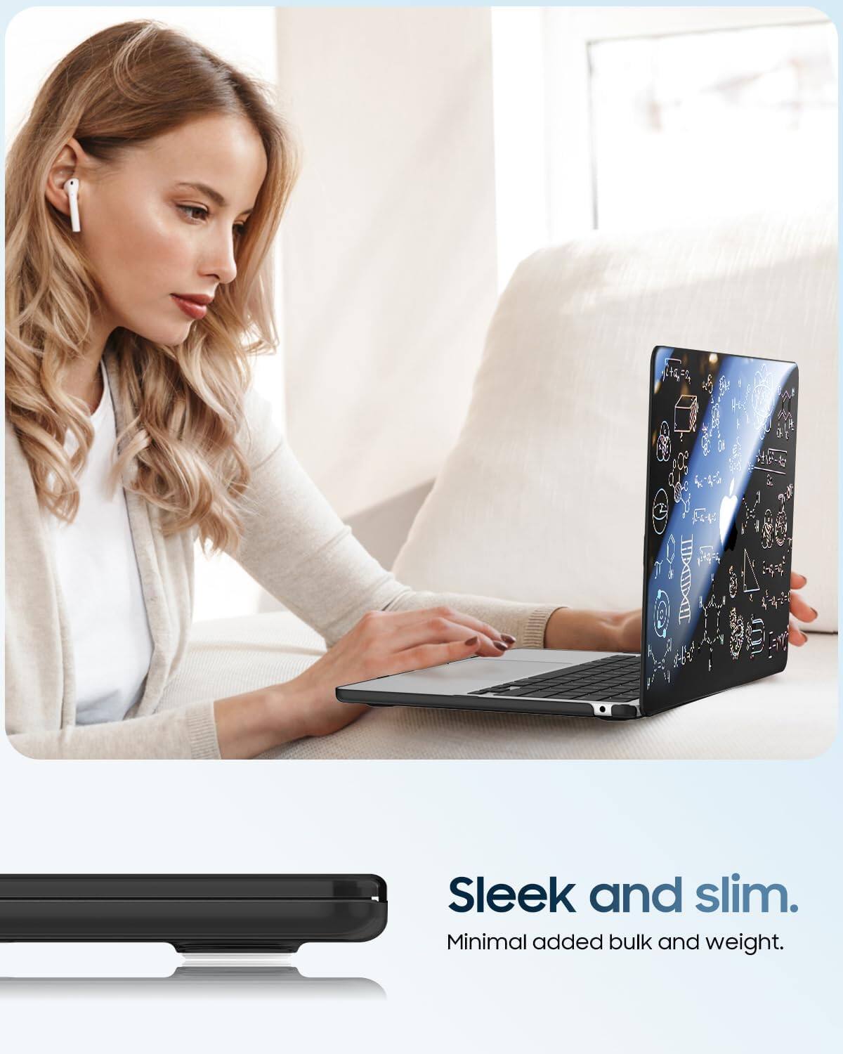 Sleek and slim.  
Minimal added bulk and weight.