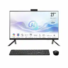 27" All-in-One PC AI - NEU
Al Microson NPU MS Engine Copilot Intel AI Boost DDR5 Memory Wide View Angle IPS 2340 x 1400 100 Hz QHD 100 Mr DORS
Eyesgo High Refresh Rate
tobii AWARE Tobii Aware Thunderbolt 4
