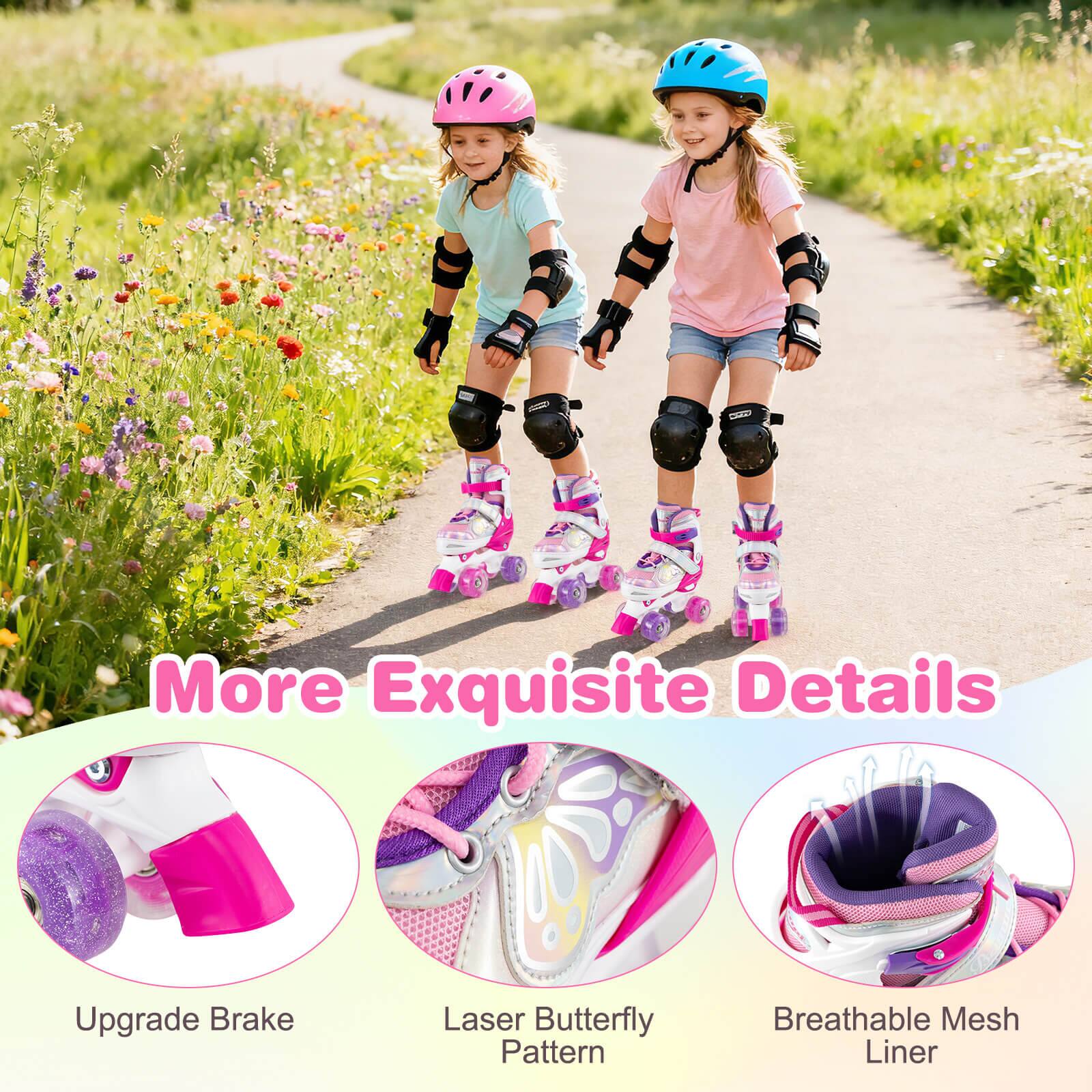 More Exquisite Details

- Upgrade Brake
- Laser Butterfly Pattern
- Breathable Mesh Liner