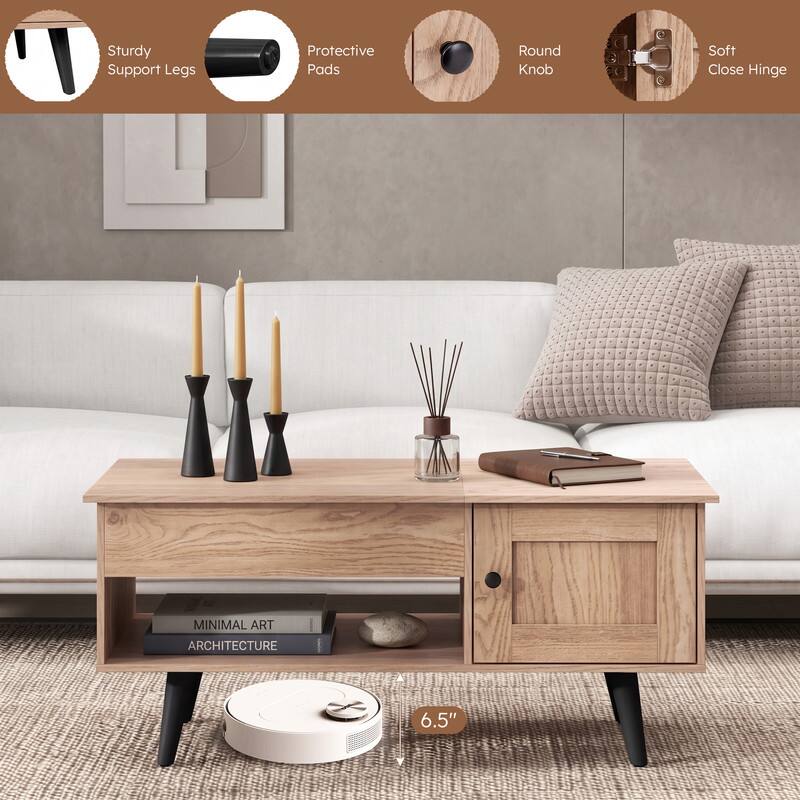 Sturdy Support Legs  
Protective Pads  
Round Knob  
Soft Close Hinge  
MINIMAL ART  
ARCHITECTURE  
6.5"