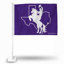 Rico Industries - Tarleton State Texans 14x19 Double Sided Window Mount Car Flag - Multi