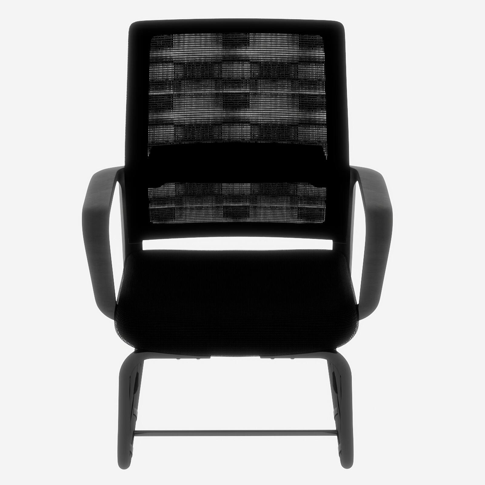 Alt View 8. Forest'nSky - Modern Office Chair with Metal Frame, Soft Comfortable Seating, Swivel Desk Chair for Home Office,Black - Black.