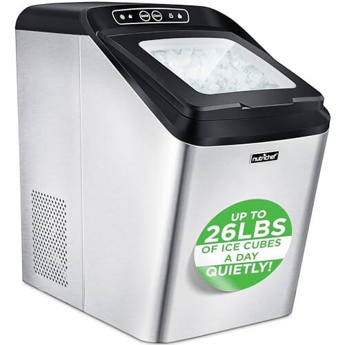 e Carbnaun UP TO 26LBS OF ICE CUBES A DAY QUIETLY!