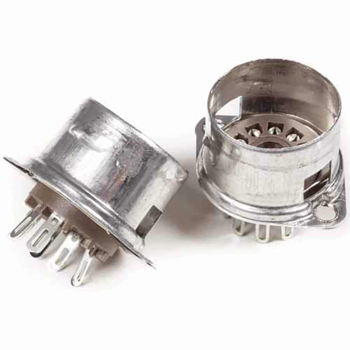 Fender - 9 Pin Replacement Socket for Vintage and Modern Tube Amplifiers, 2 Pack
