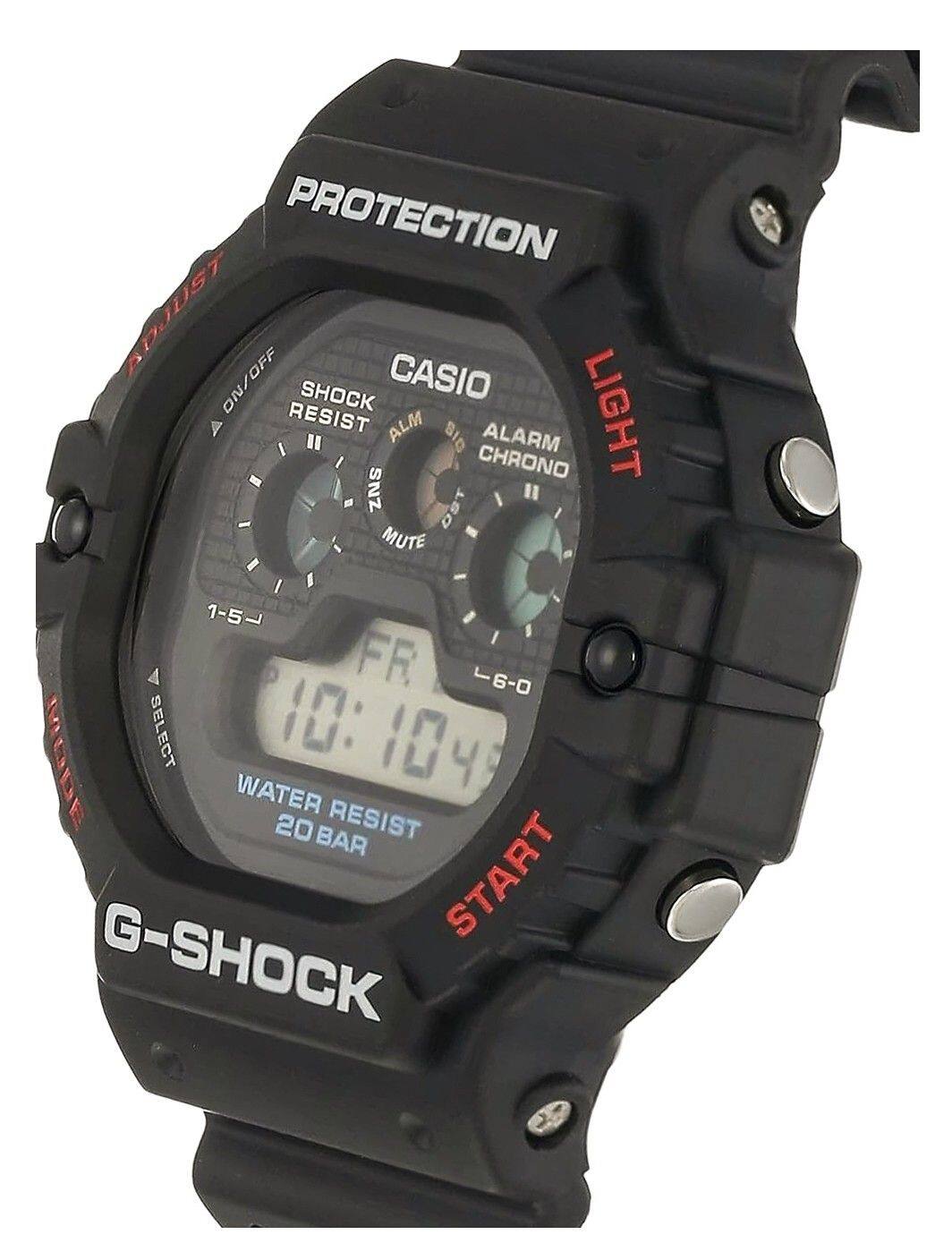 Casio G Shock Digital Quartz DW 5900 1 Dial Men's Watch 200M Black