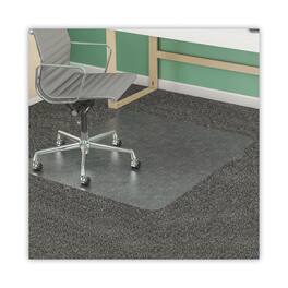 Deflecto - SuperMat Frequent Use Chair Mat for Medium Pile Carpeted Floors, Rectangular, 36" x 48", Ships Flat - Clear