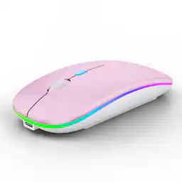 Pink Wireless Bluetooth Mouse