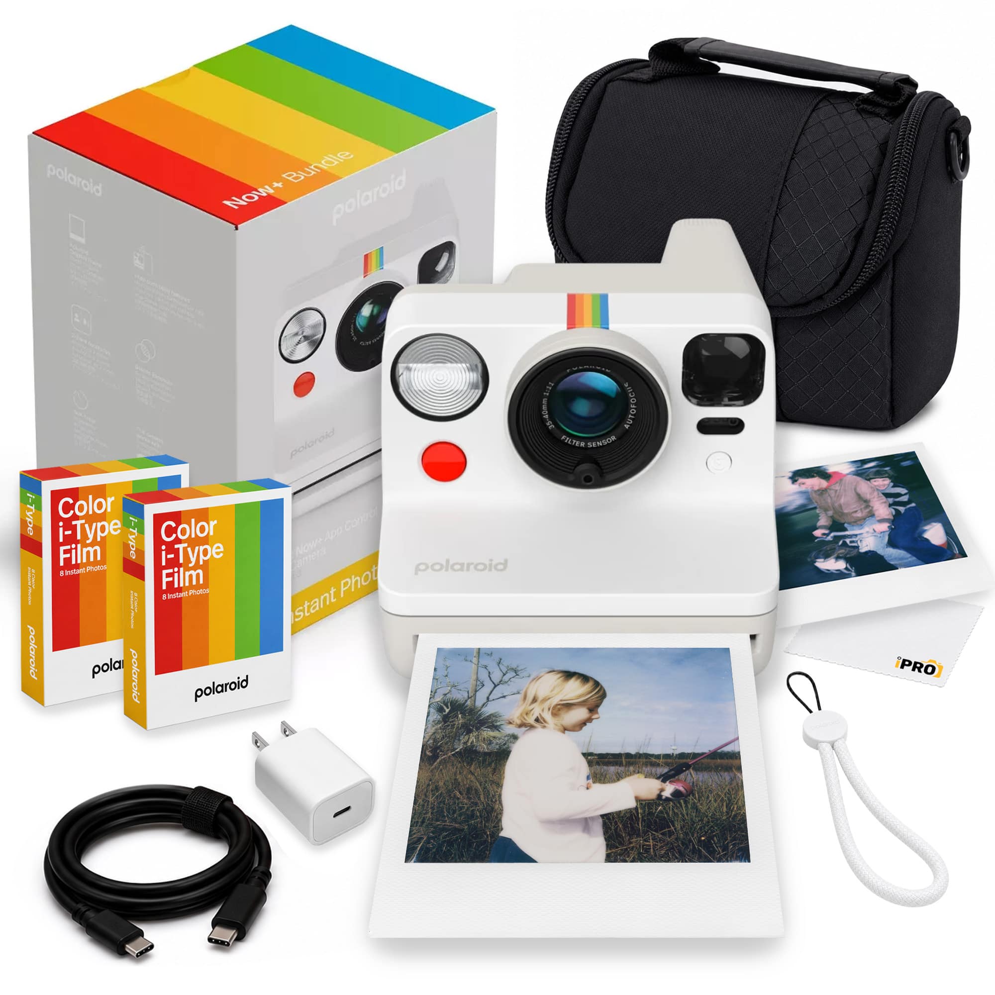 Polaroid - Now Generation3 iType Instant Camera Pro Bundle - Pebble White price history on PriceWatchPro