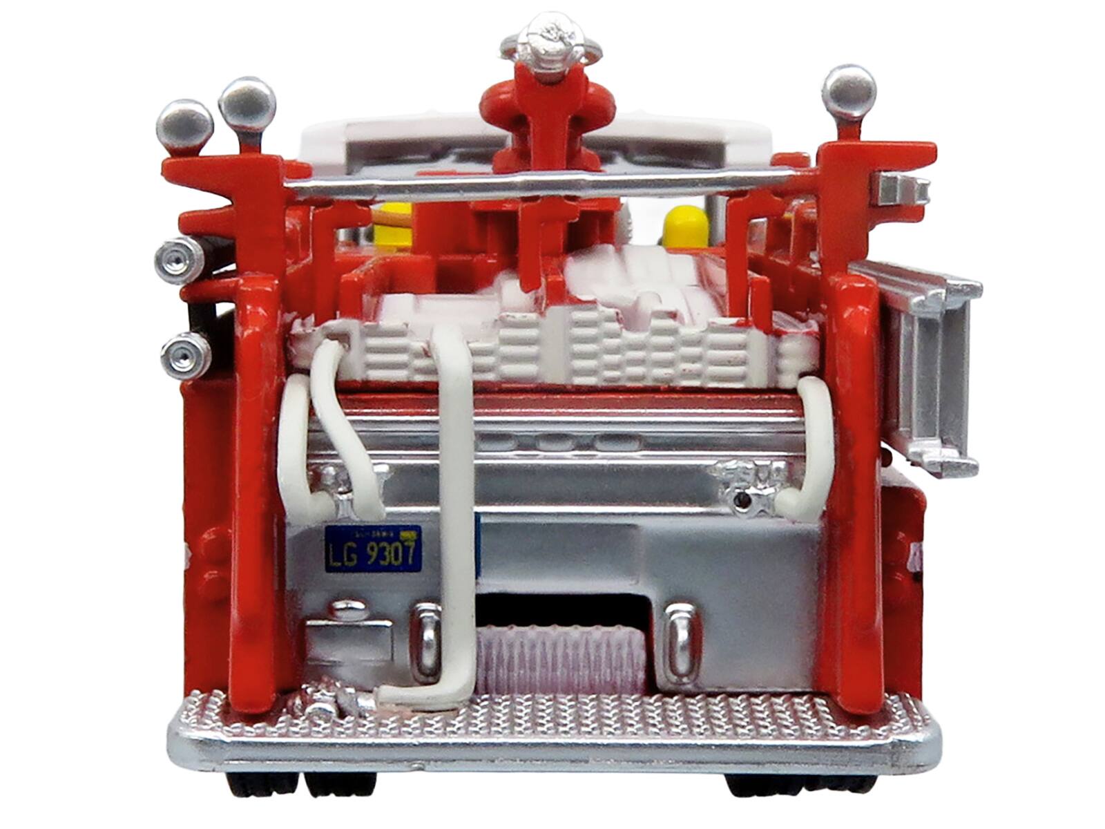 Alt View 4. Iconic Replicas - 1974 Ward LaFrance Fire Engine "San Francisco Fire Dept – Engine 31" Red w/White Top 1/87 (HO) Model by Iconic Replicas.