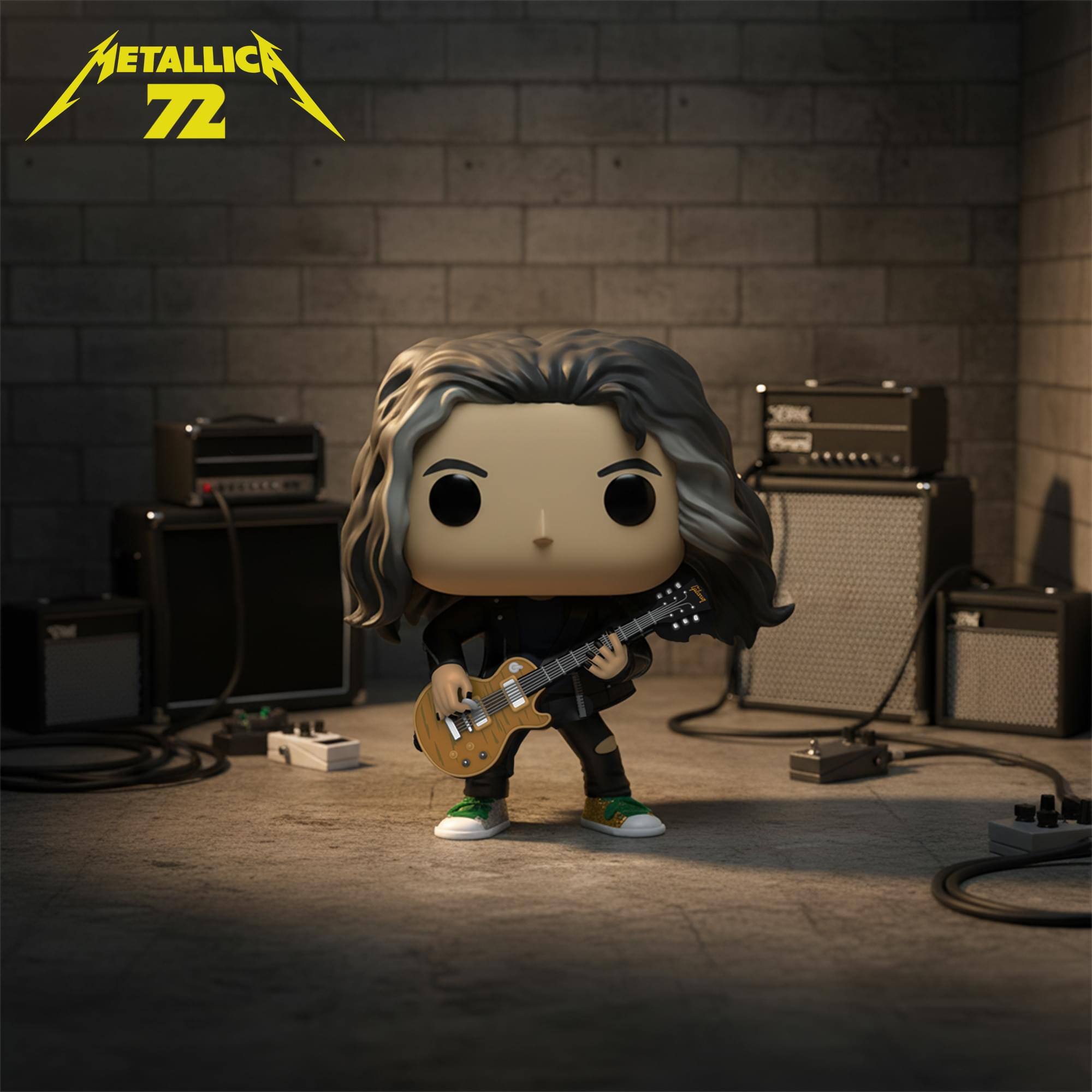 Alt View 2. Funko - Kirk Hammett (72 Seasons) - Black.