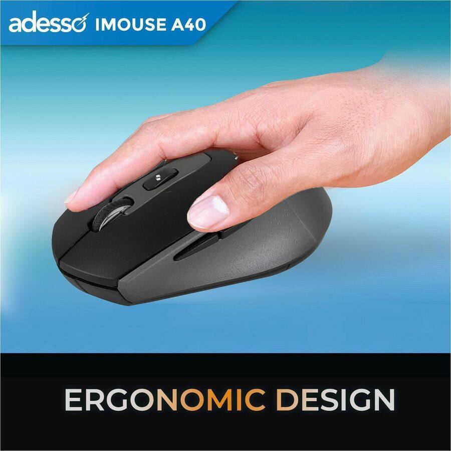 adesso IMOUSE A40  
ERGONOMIC DESIGN