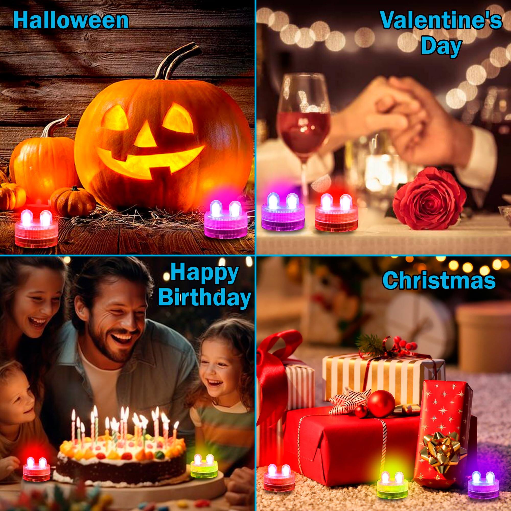 Halloween  
Valentine's Day  
Happy Birthday  
Christmas