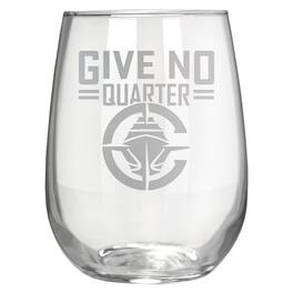 Great American Products - LA Clippers Etched 17oz. Rally Cry Stemless Wine Glass - Multicolor