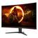 Left. AOC - C32G2E 31.5" VA WLED Curved FreeSync FHD Gaming Monitor (DisplayPort, VGA, HDMI) - Black and Red.