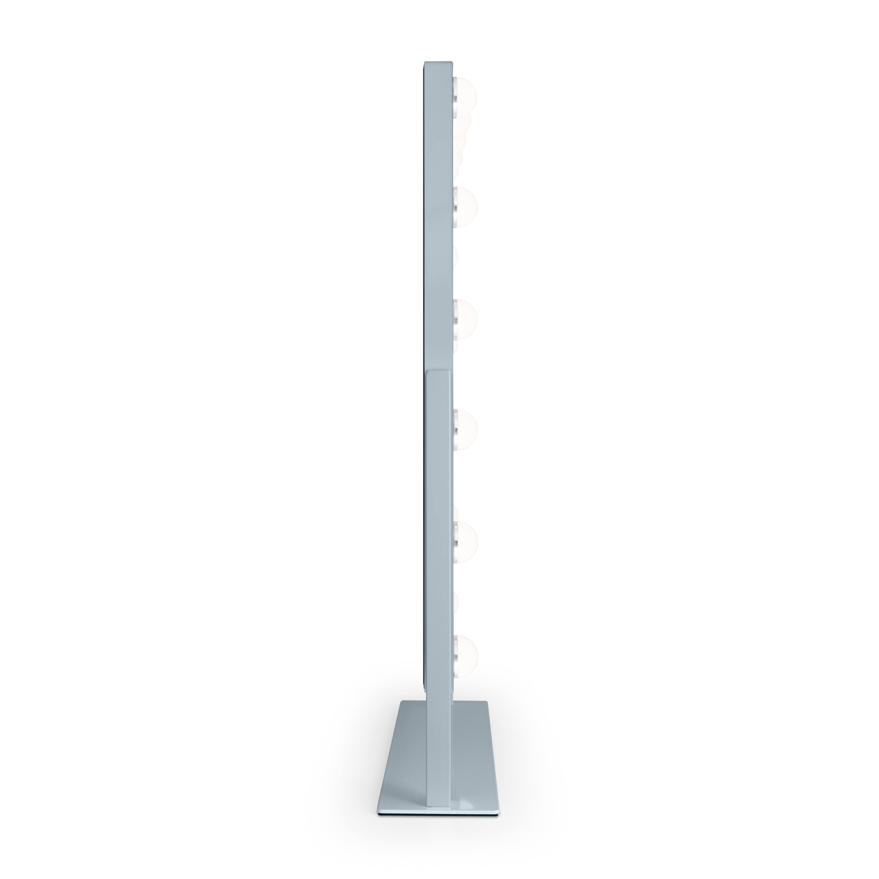 Alt View 2. Zadro - Zadro Hollywood Makeup Mirror - 18" x 21" - 15 LED Light Bulbs with Dimmable Brightness - French Blue.