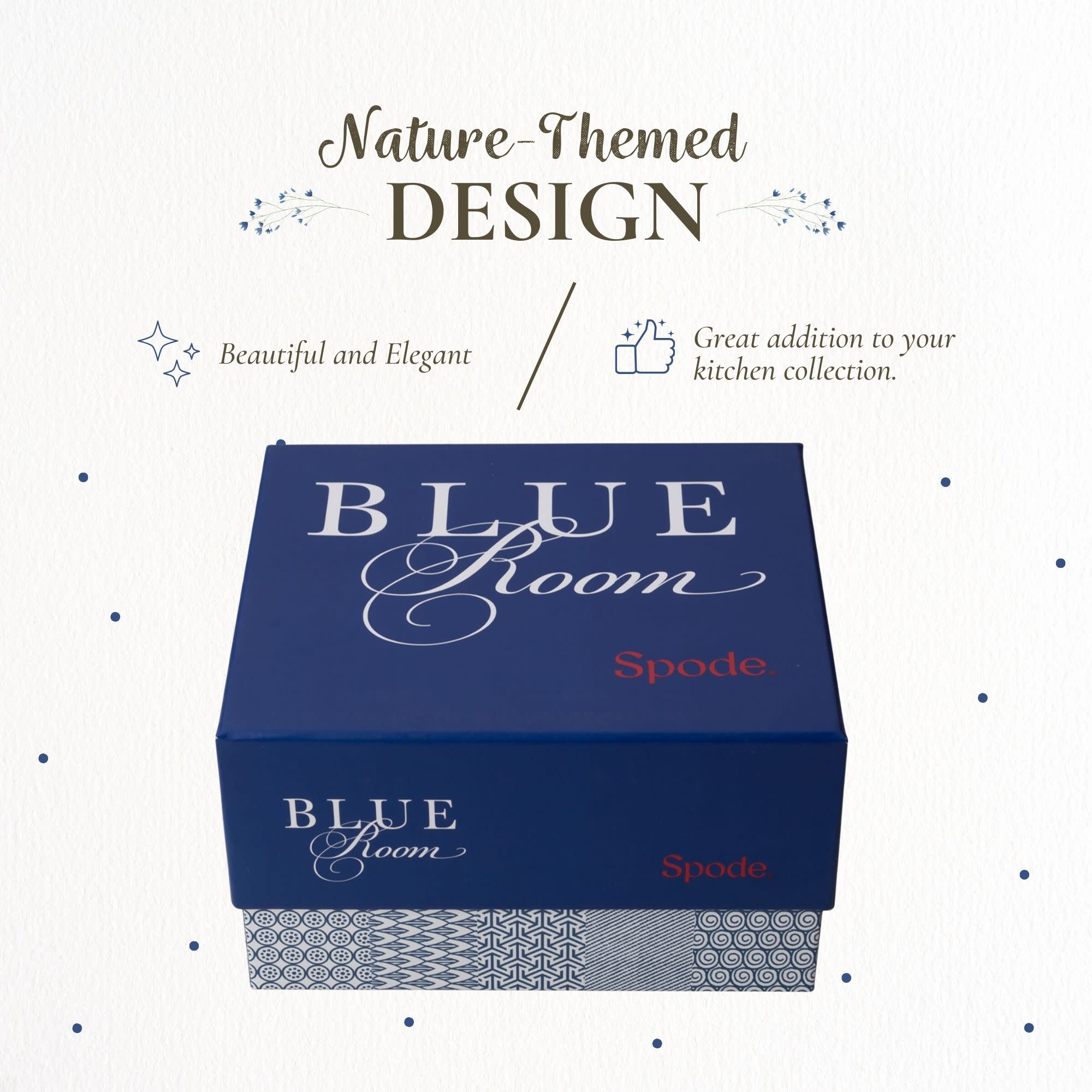 Nature-Themed DESIGN / Great addition to your Beautiful and Elegant kitchen collection. BLUE Room Spode.